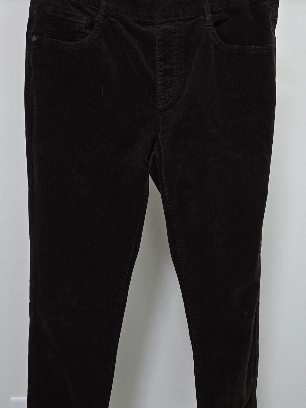 Tribal Brown Corduroy Straight-Leg Women's Jeans